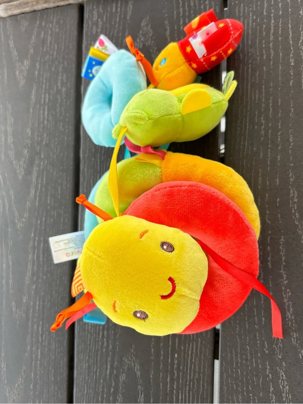 Molucky Baby Rattle Toy – Soft Cotton Plush Spiral Hanging Toy for Newborn+
